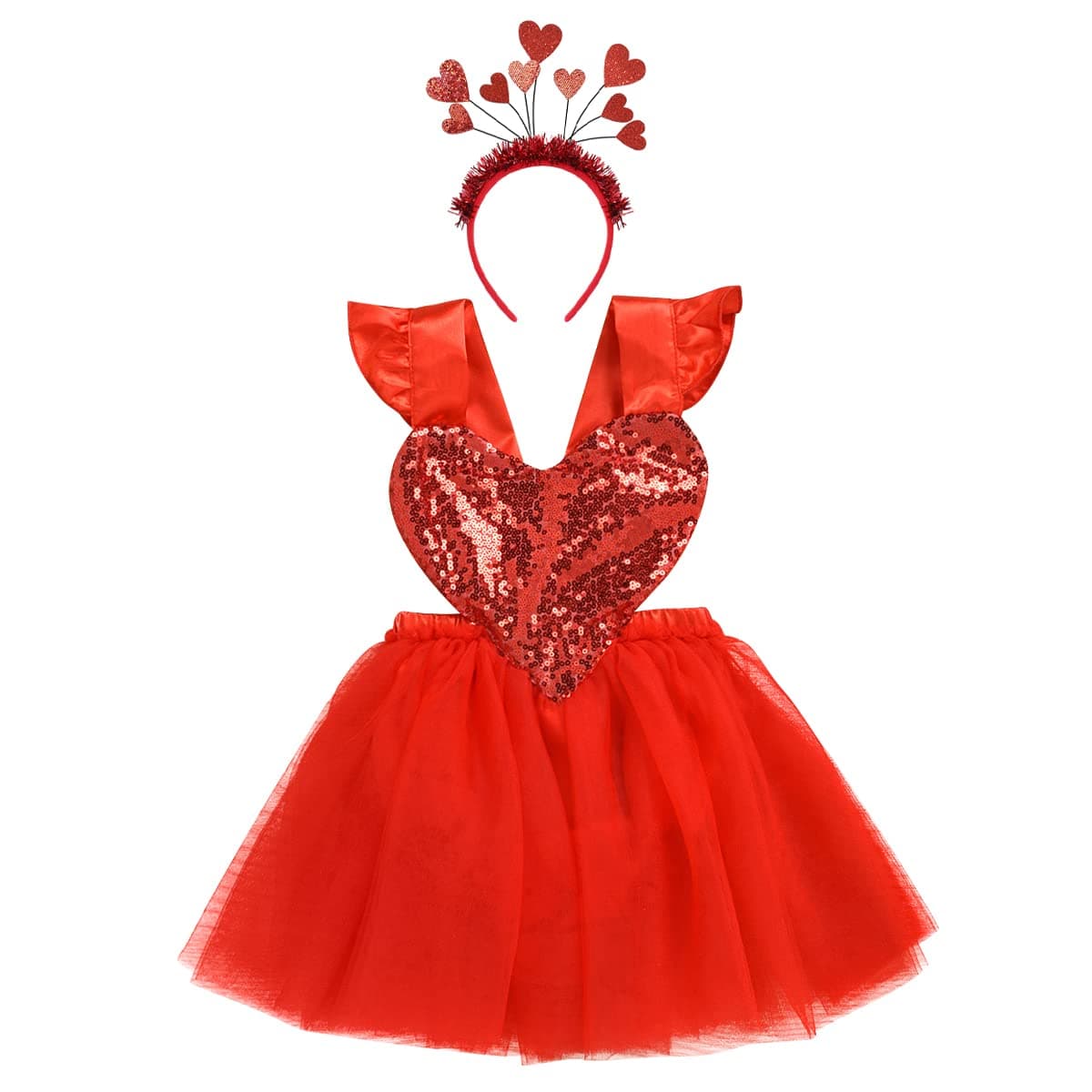 Toddler Girls Valentine's Day Outfit Set