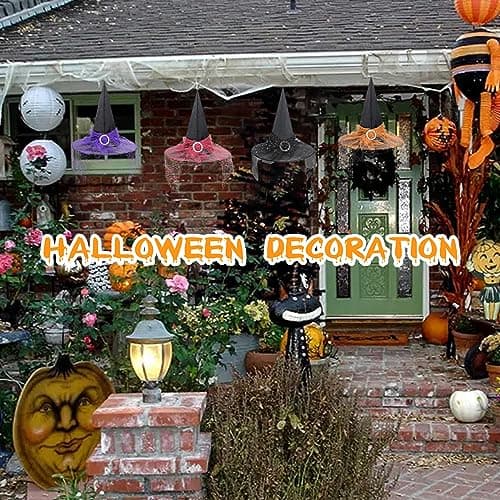 Zando Lace Witch Hat for Women | Halloween Cosplay & Decoration