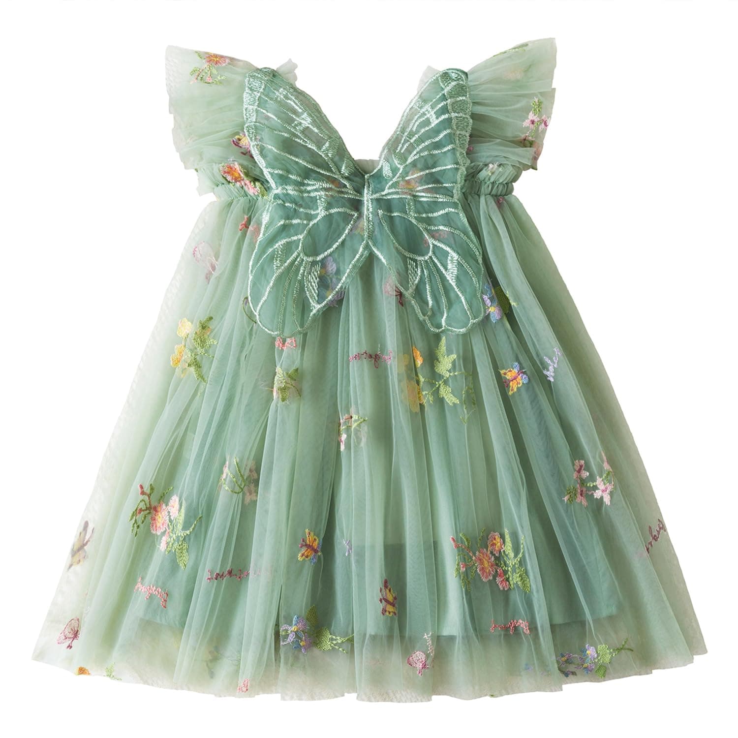 TTYAOVO Toddler Girl Tulle Dress for BirthdayParty