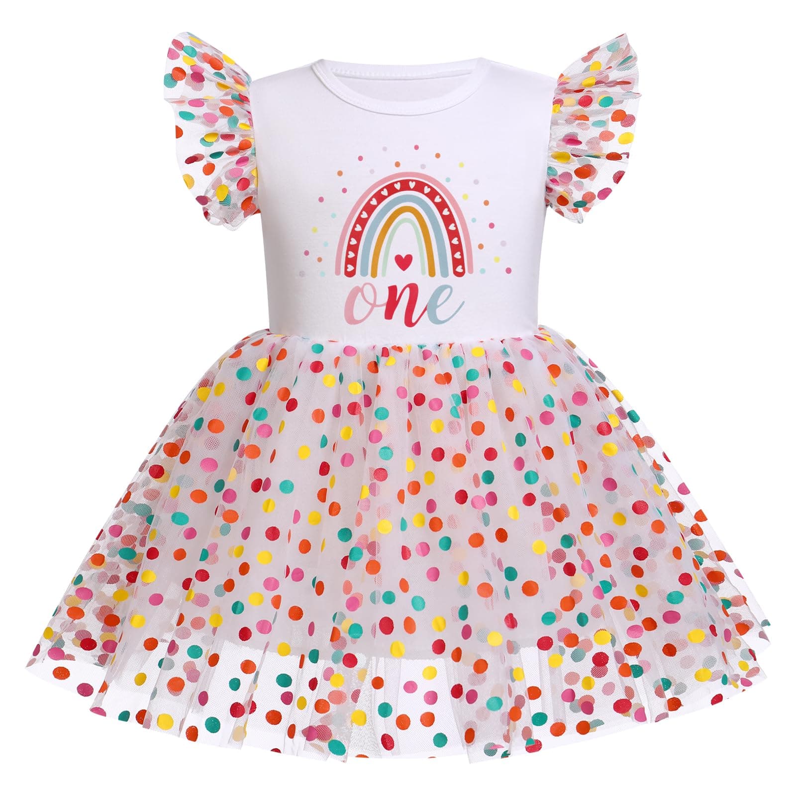 Newborn Infant Baby Girl 1/2 1st 2nd Birthday Party Dress