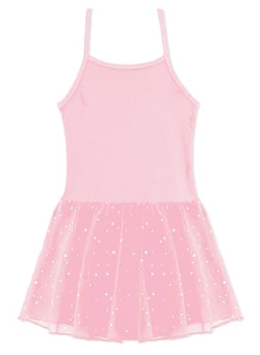 Nude Toddler Ballet Leotard and Skirt for Girls 2-10 Years