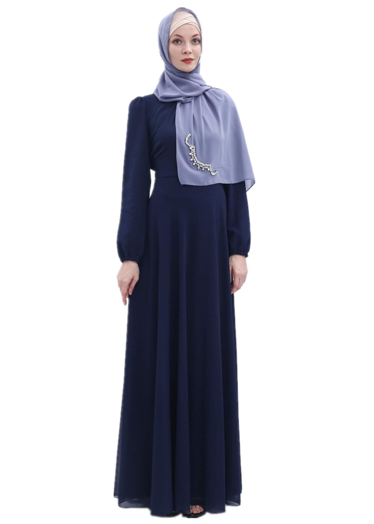 Muslim Long Dress Women Abaya Robe