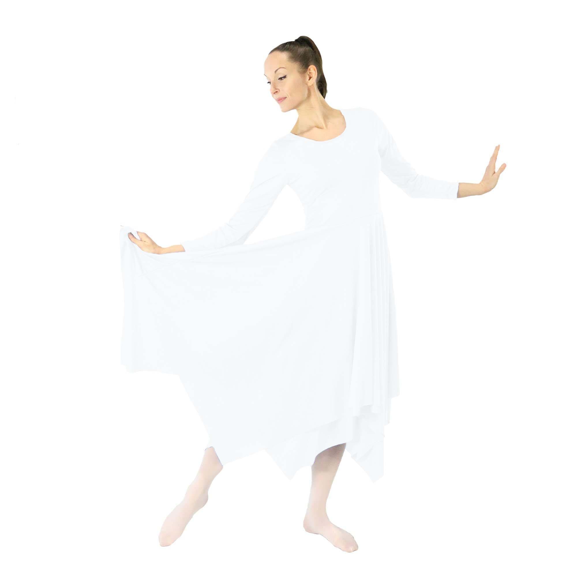 Danzcue Women's Long Sleeve Dance Dress for Spirit Celebration
