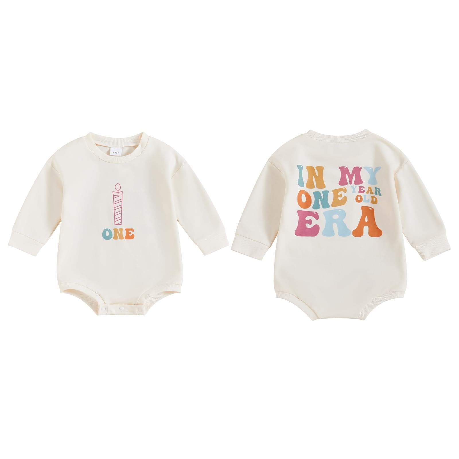 YOKJZJD Toddler Girl 1st 2nd 3rd Birthday Romper Sweatshirt