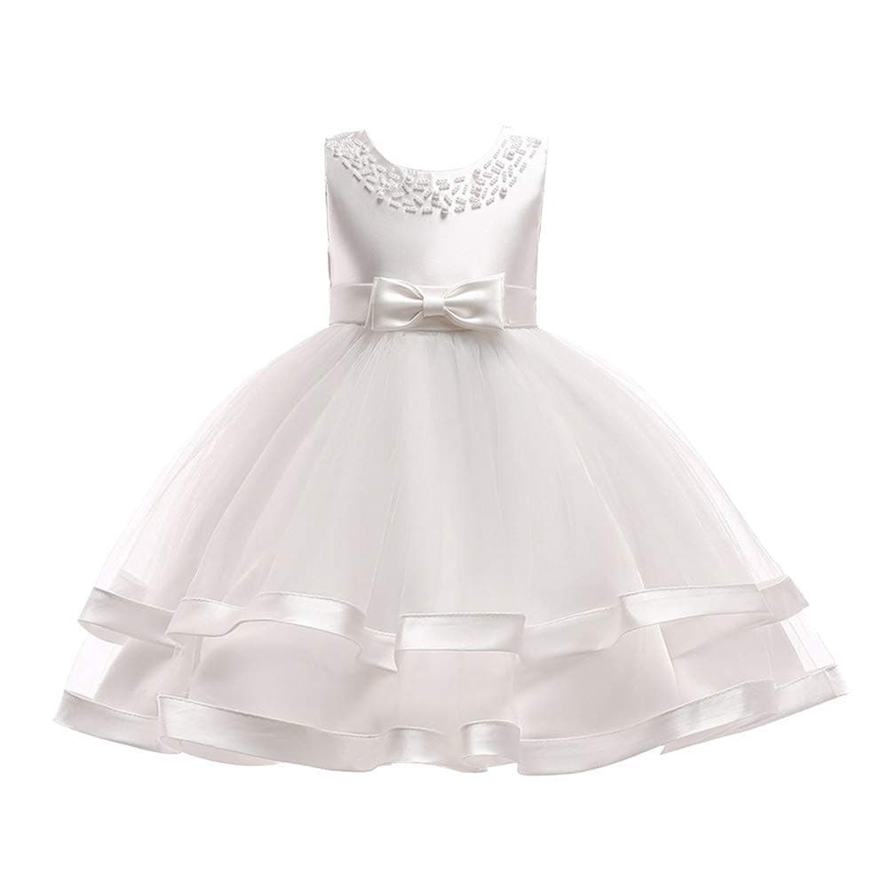 COMISARA 6M-9T Kids Pageant Flower Girl Dress for Weddings Party