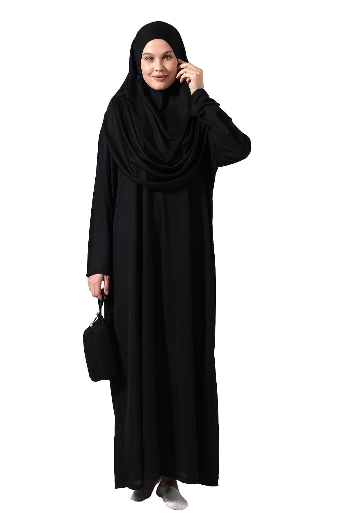 ihvan Online Muslim Women's Prayer Dress, Hijab Abaya Gift for Eid Ramadan