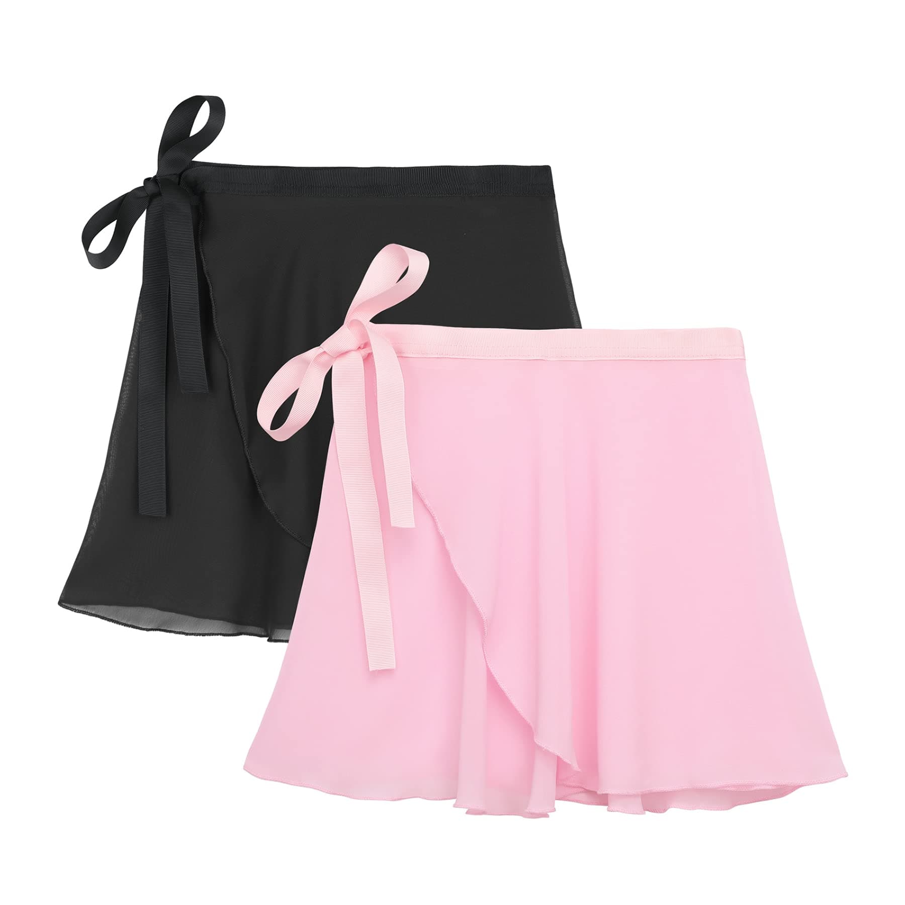 Zando Girls' Chiffon Ballet Wrap Skirts for Teens & Women